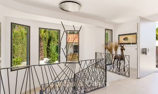 Villa méditerranéenne contemporaine avec des touches modernes à vendre sur le Golden Mile de Marbella 780437 