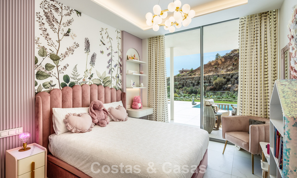 Appartement à vendre avec vue sur la montagne et la mer dans un complexe haut de gamme à Benalmadena, Costa del Sol 780585