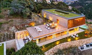 Villa de luxe ultramoderne avec vue imprenable à vendre dans le quartier exclusif d'El Madroñal, Benahavis - Marbella 780608 