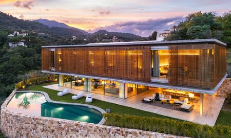 Villa de luxe ultramoderne avec vue imprenable à vendre dans le quartier exclusif d'El Madroñal, Benahavis - Marbella 780610