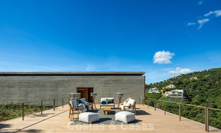Villa de luxe ultramoderne avec vue imprenable à vendre dans le quartier exclusif d'El Madroñal, Benahavis - Marbella 780616 