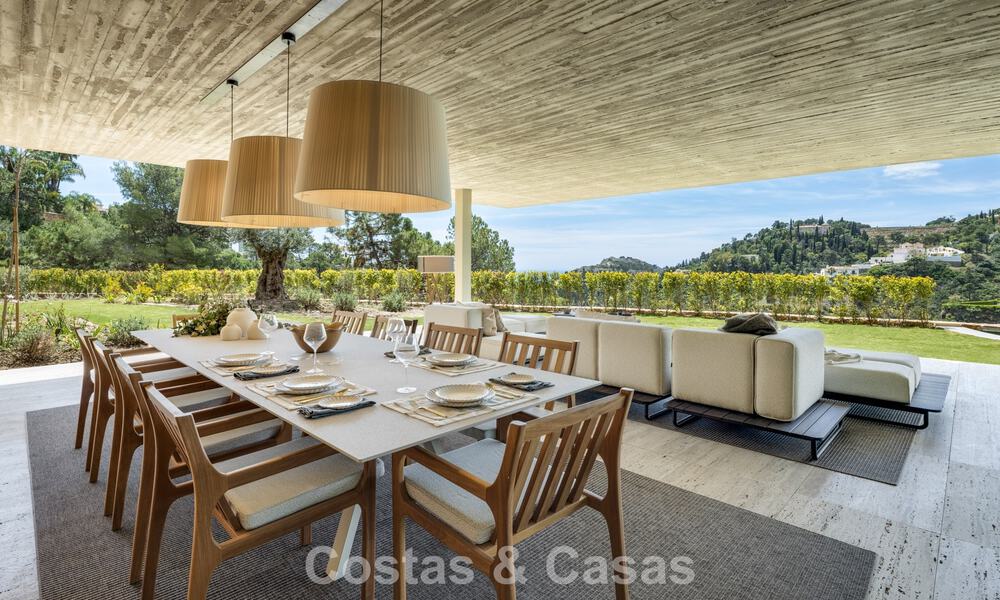 Villa de luxe ultramoderne avec vue imprenable à vendre dans le quartier exclusif d'El Madroñal, Benahavis - Marbella 780627