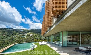 Villa de luxe ultramoderne avec vue imprenable à vendre dans le quartier exclusif d'El Madroñal, Benahavis - Marbella 780630 