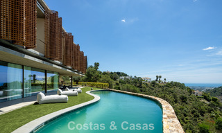 Villa de luxe ultramoderne avec vue imprenable à vendre dans le quartier exclusif d'El Madroñal, Benahavis - Marbella 780632 