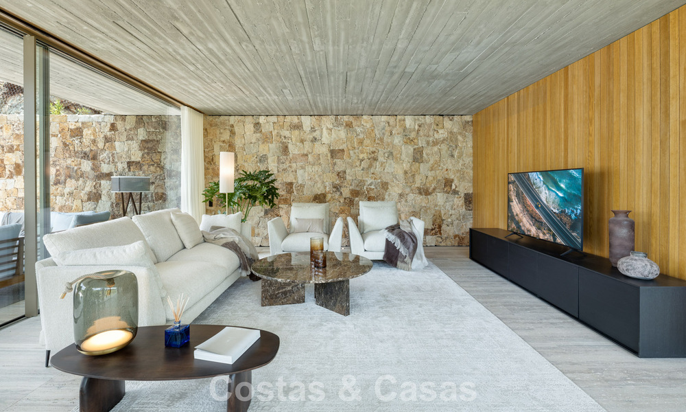 Villa de luxe ultramoderne avec vue imprenable à vendre dans le quartier exclusif d'El Madroñal, Benahavis - Marbella 780634