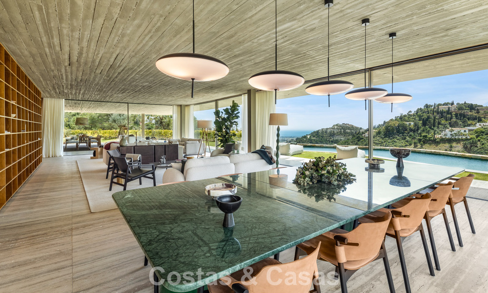 Villa de luxe ultramoderne avec vue imprenable à vendre dans le quartier exclusif d'El Madroñal, Benahavis - Marbella 780639