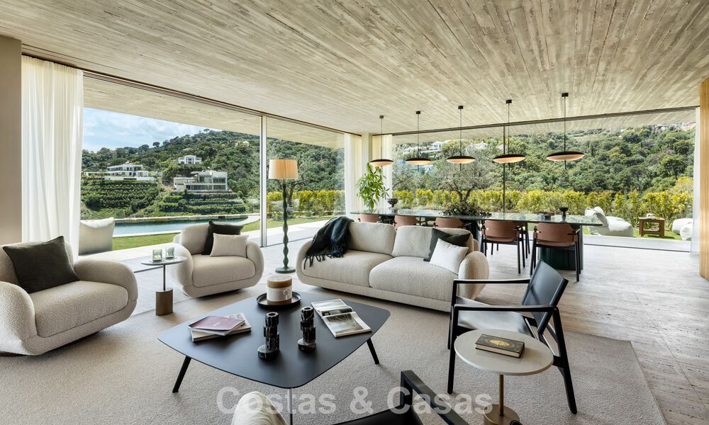 Villa de luxe ultramoderne avec vue imprenable à vendre dans le quartier exclusif d'El Madroñal, Benahavis - Marbella 780641