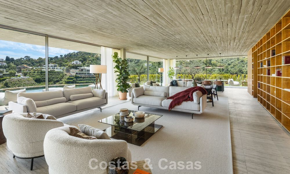 Villa de luxe ultramoderne avec vue imprenable à vendre dans le quartier exclusif d'El Madroñal, Benahavis - Marbella 780642