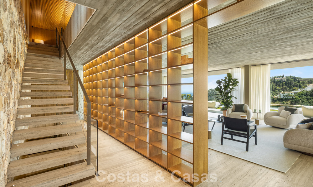 Villa de luxe ultramoderne avec vue imprenable à vendre dans le quartier exclusif d'El Madroñal, Benahavis - Marbella 780645