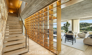 Villa de luxe ultramoderne avec vue imprenable à vendre dans le quartier exclusif d'El Madroñal, Benahavis - Marbella 780645 