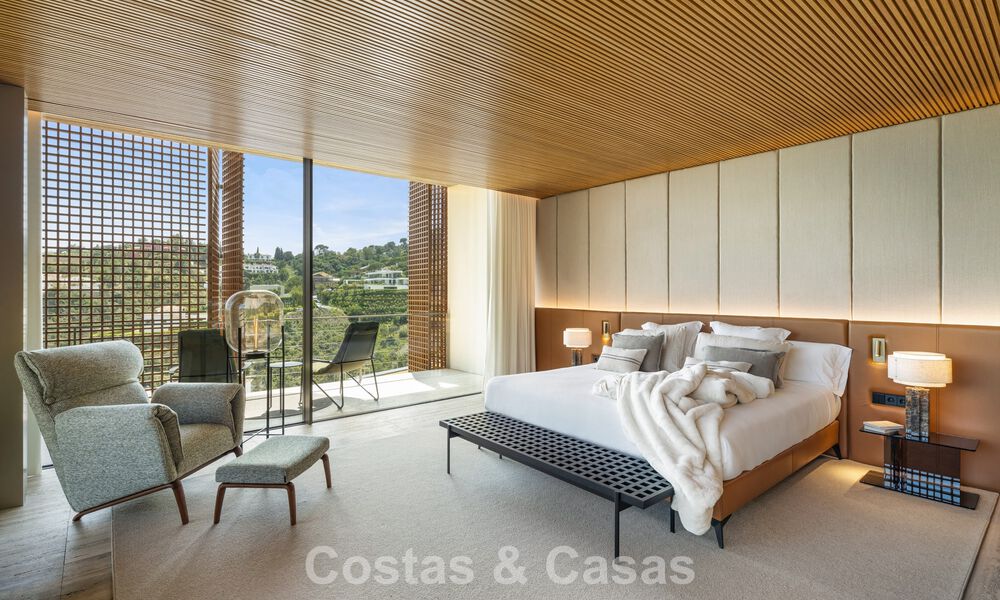 Villa de luxe ultramoderne avec vue imprenable à vendre dans le quartier exclusif d'El Madroñal, Benahavis - Marbella 780647