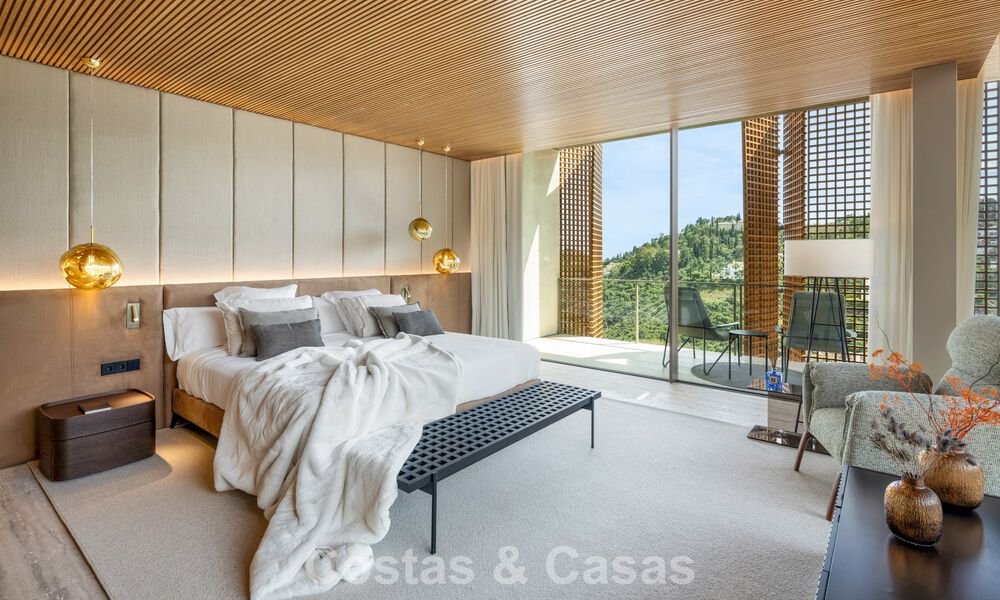 Villa de luxe ultramoderne avec vue imprenable à vendre dans le quartier exclusif d'El Madroñal, Benahavis - Marbella 780655