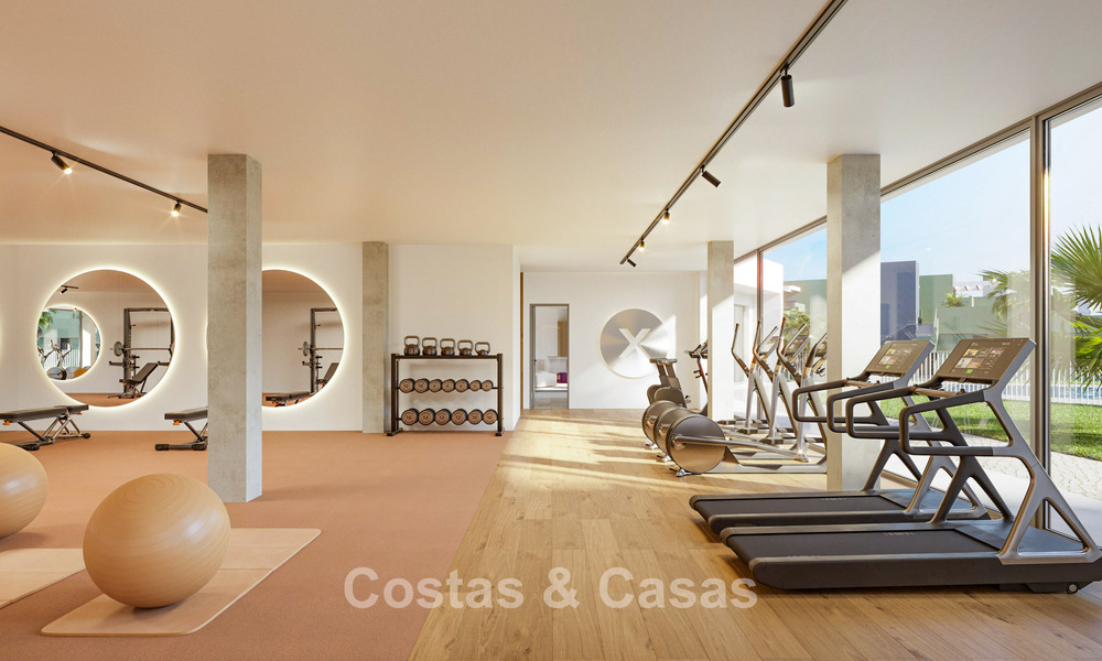 Appartements de golf, en première ligne, avec vue sur la mer, à vendre dans un complexe de luxe à Mijas, Costa del Sol 780593