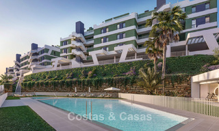 Appartements de golf, en première ligne, avec vue sur la mer, à vendre dans un complexe de luxe à Mijas, Costa del Sol 780594 