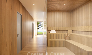 Appartements de golf, en première ligne, avec vue sur la mer, à vendre dans un complexe de luxe à Mijas, Costa del Sol 780596 