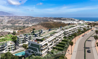 Appartements de golf, en première ligne, avec vue sur la mer, à vendre dans un complexe de luxe à Mijas, Costa del Sol 780598 
