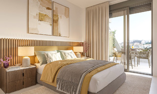 Appartements de golf, en première ligne, avec vue sur la mer, à vendre dans un complexe de luxe à Mijas, Costa del Sol 780601 