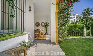 Appartement rénové de 3 chambres avec jardin à distance de marche de Puerto Banus à Nueva Andalucia, Marbella 780665 