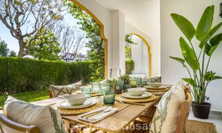 Appartement rénové de 3 chambres avec jardin à distance de marche de Puerto Banus à Nueva Andalucia, Marbella 780670 
