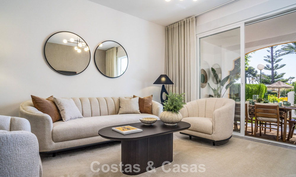 Appartement rénové de 3 chambres avec jardin à distance de marche de Puerto Banus à Nueva Andalucia, Marbella 780677