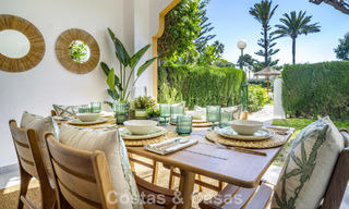 Appartement rénové de 3 chambres avec jardin à distance de marche de Puerto Banus à Nueva Andalucia, Marbella 780678 