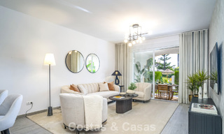 Appartement rénové de 3 chambres avec jardin à distance de marche de Puerto Banus à Nueva Andalucia, Marbella 780690 