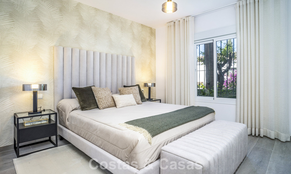 Appartement rénové de 3 chambres avec jardin à distance de marche de Puerto Banus à Nueva Andalucia, Marbella 780693