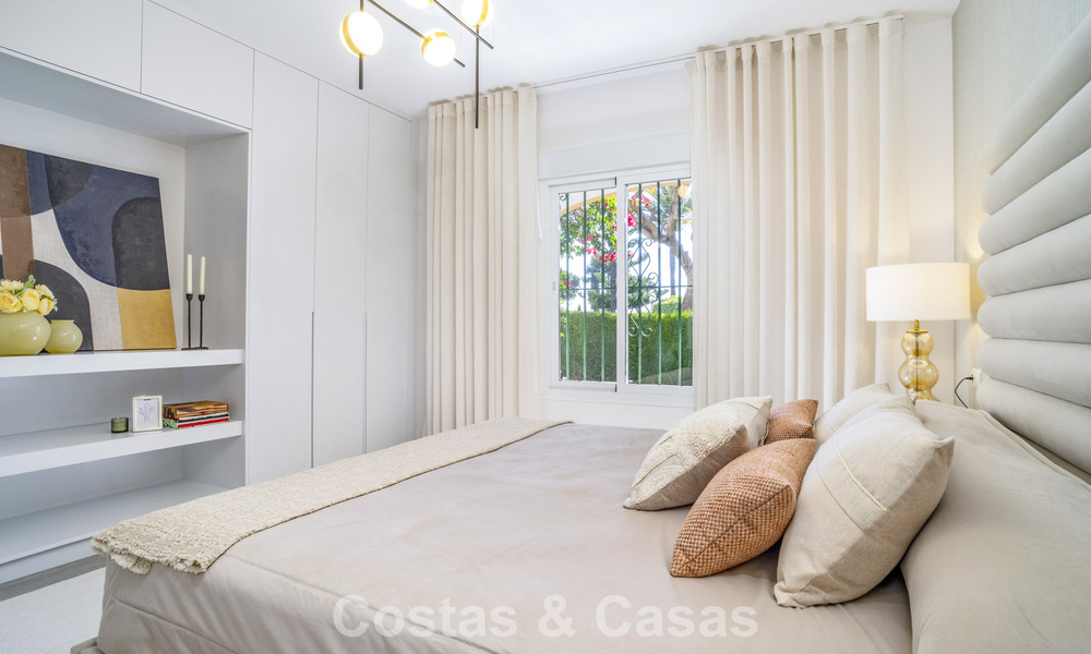 Appartement rénové de 3 chambres avec jardin à distance de marche de Puerto Banus à Nueva Andalucia, Marbella 780699