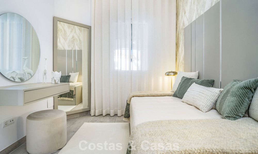 Appartement rénové de 3 chambres avec jardin à distance de marche de Puerto Banus à Nueva Andalucia, Marbella 780702