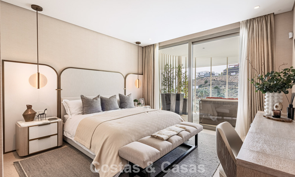 Appartement supérieur avec jardin et vue panoramique sur la mer à vendre à La Quinta, Marbella - Benahavis 780711