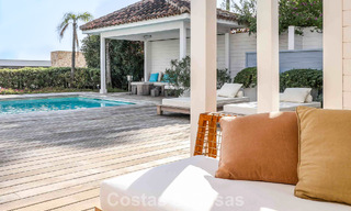 Villa méditerranéenne de plain-pied, prête à emménager, à vendre, dans un quartier de golf de Benahavis - Marbella 780812 