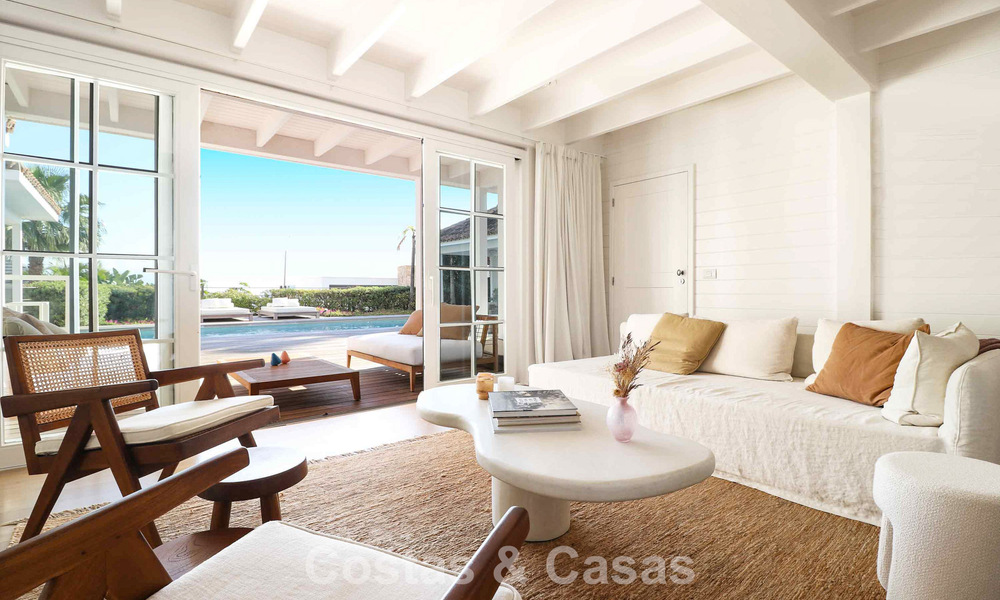 Villa méditerranéenne de plain-pied, prête à emménager, à vendre, dans un quartier de golf de Benahavis - Marbella 780814