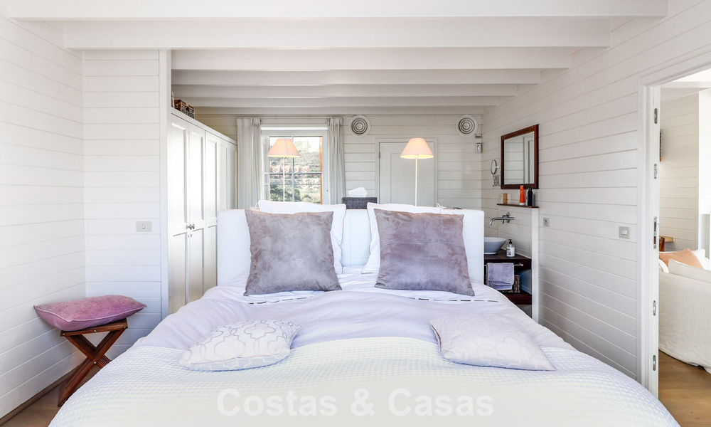 Villa méditerranéenne de plain-pied, prête à emménager, à vendre, dans un quartier de golf de Benahavis - Marbella 780817