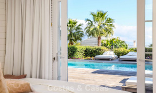 Villa méditerranéenne de plain-pied, prête à emménager, à vendre, dans un quartier de golf de Benahavis - Marbella 780820 