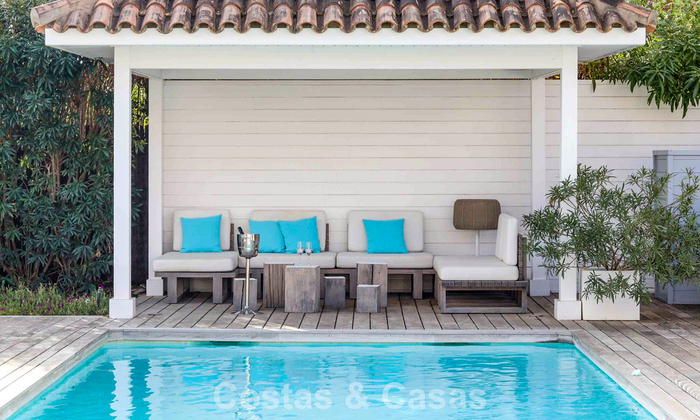 Villa méditerranéenne de plain-pied, prête à emménager, à vendre, dans un quartier de golf de Benahavis - Marbella 780823