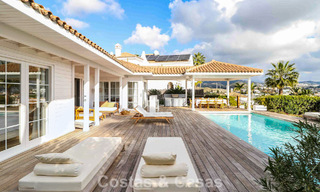 Villa méditerranéenne de plain-pied, prête à emménager, à vendre, dans un quartier de golf de Benahavis - Marbella 780824 