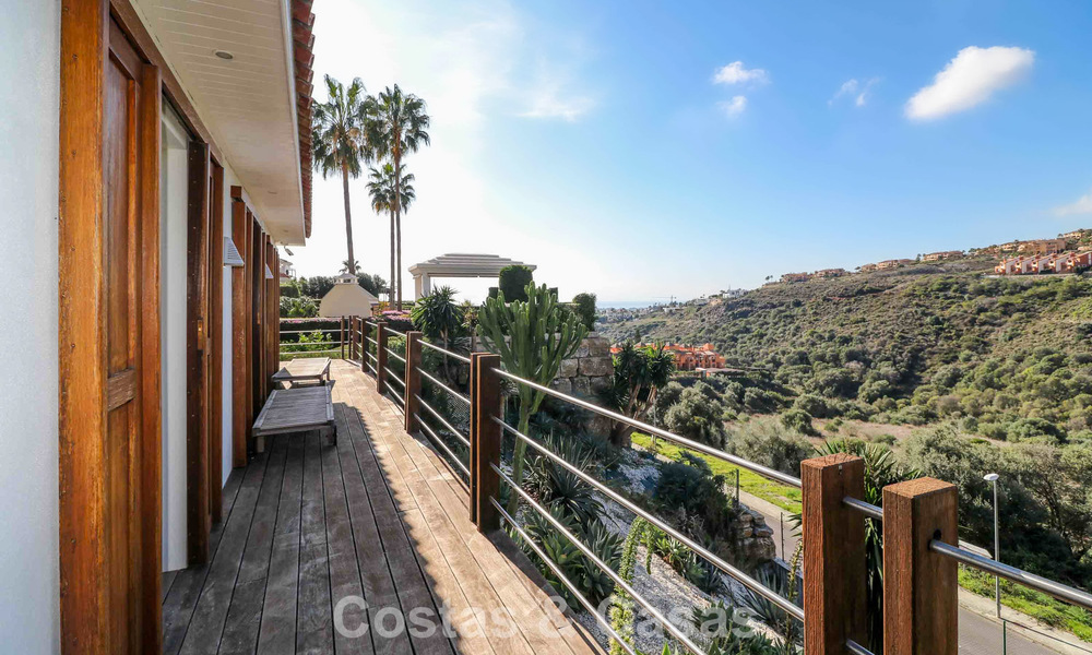 Villa méditerranéenne de plain-pied, prête à emménager, à vendre, dans un quartier de golf de Benahavis - Marbella 780839