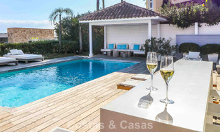 Villa méditerranéenne de plain-pied, prête à emménager, à vendre, dans un quartier de golf de Benahavis - Marbella 780843 