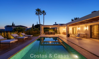 Villa de luxe de plain-pied, prête à emménager, à vendre dans la Vallée des Golfs de Nueva Andalucia, Marbella 780921 