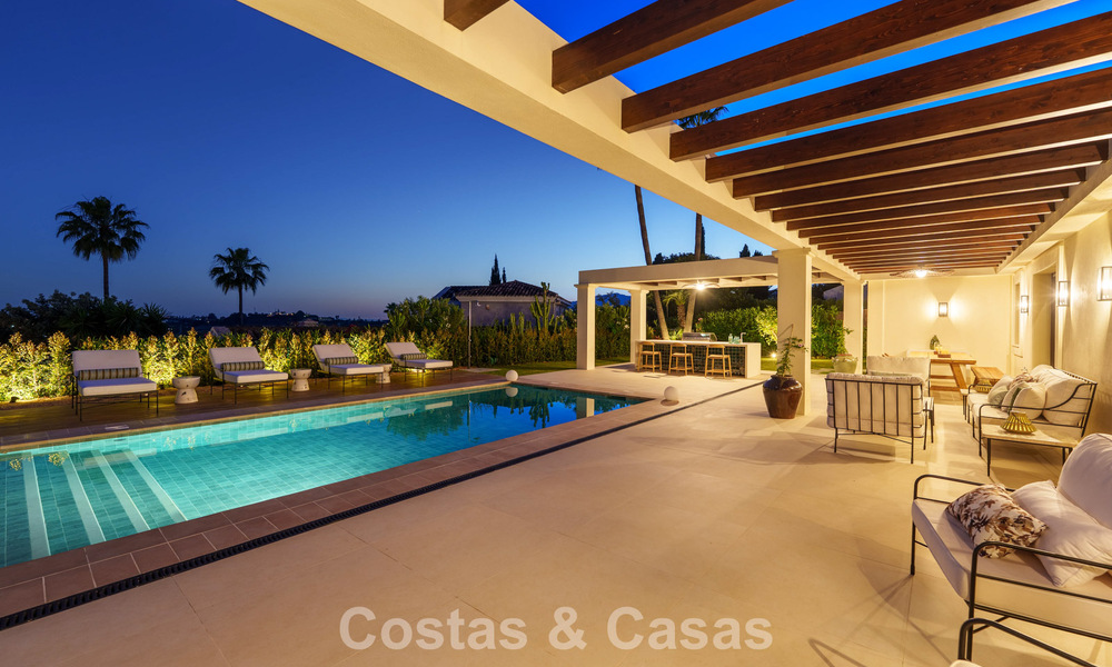 Villa de luxe de plain-pied, prête à emménager, à vendre dans la Vallée des Golfs de Nueva Andalucia, Marbella 780927