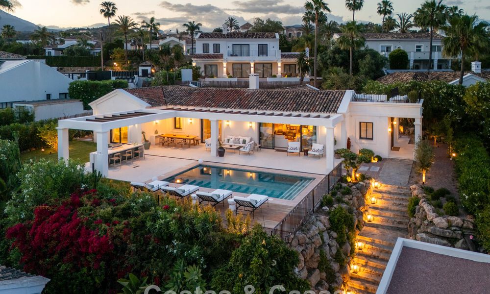 Villa de luxe de plain-pied, prête à emménager, à vendre dans la Vallée des Golfs de Nueva Andalucia, Marbella 780936