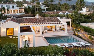 Villa de luxe de plain-pied, prête à emménager, à vendre dans la Vallée des Golfs de Nueva Andalucia, Marbella 780938 