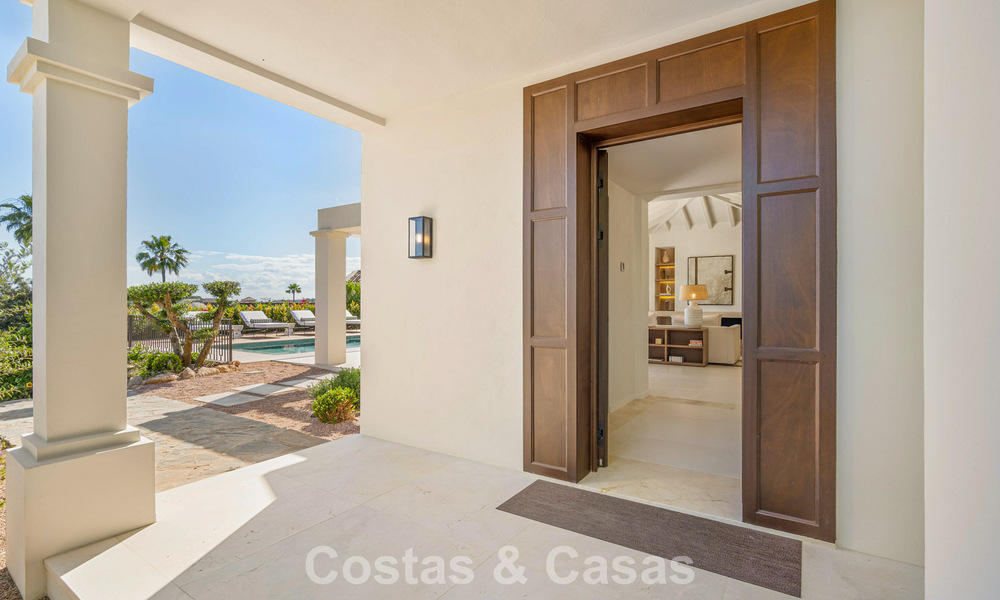 Villa de luxe de plain-pied, prête à emménager, à vendre dans la Vallée des Golfs de Nueva Andalucia, Marbella 780942