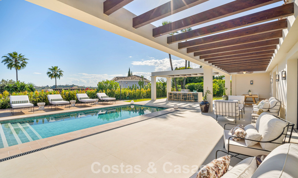 Villa de luxe de plain-pied, prête à emménager, à vendre dans la Vallée des Golfs de Nueva Andalucia, Marbella 780946