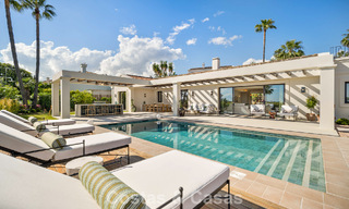 Villa de luxe de plain-pied, prête à emménager, à vendre dans la Vallée des Golfs de Nueva Andalucia, Marbella 780949 