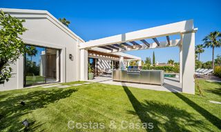 Villa de luxe de plain-pied, prête à emménager, à vendre dans la Vallée des Golfs de Nueva Andalucia, Marbella 780952 
