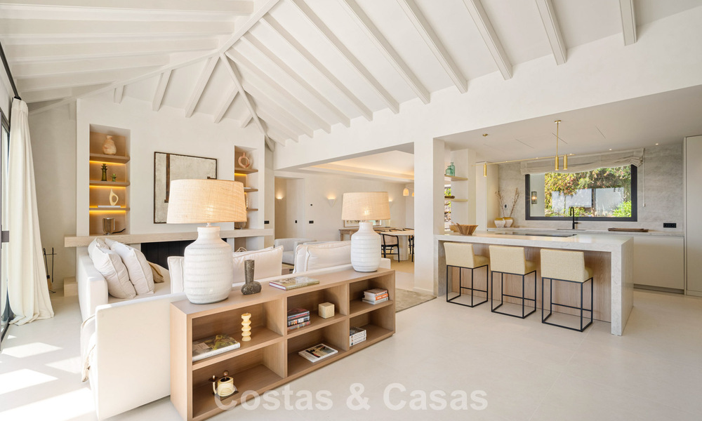 Villa de luxe de plain-pied, prête à emménager, à vendre dans la Vallée des Golfs de Nueva Andalucia, Marbella 780964