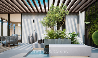 Villa exclusive rénovée à l'architecture sophistiquée à vendre dans le prestigieux quartier de Nueva Andalucia, Marbella 781041 
