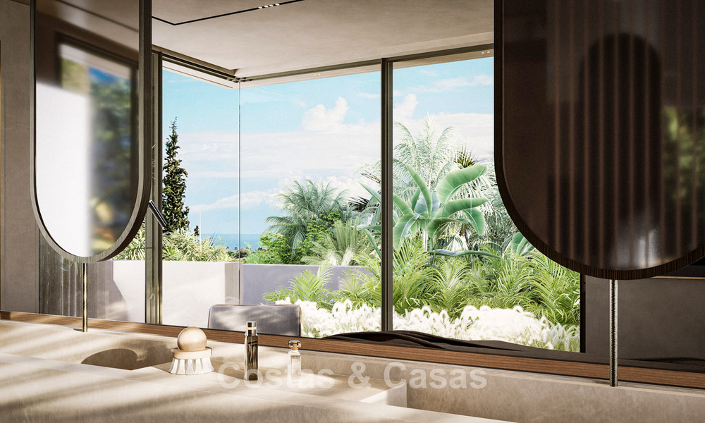 Villa exclusive rénovée à l'architecture sophistiquée à vendre dans le prestigieux quartier de Nueva Andalucia, Marbella 781057
