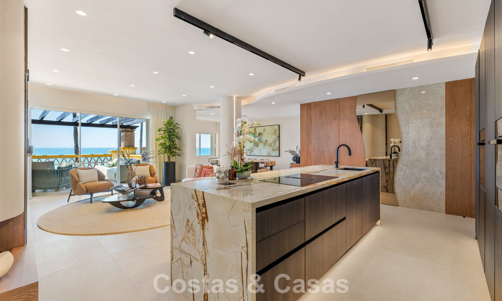 Luxueux appartement de 3 chambres avec vue directe sur la mer à vendre à l'est du centre de Marbella 780934